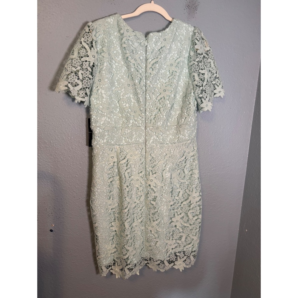 NWT Lulus Sweetie Mint Lace Short Sleeve Mini Dress Size XL - Picture 6 of 10